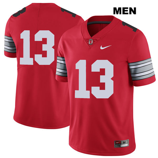Ohio State Buckeyes Men's Rashod Berry #13 Red Authentic Nike 2018 Spring Game No Name College NCAA Stitched Football Jersey FH19O34GH